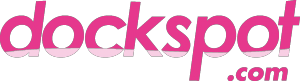Dockspot logo dot com pink PMS219